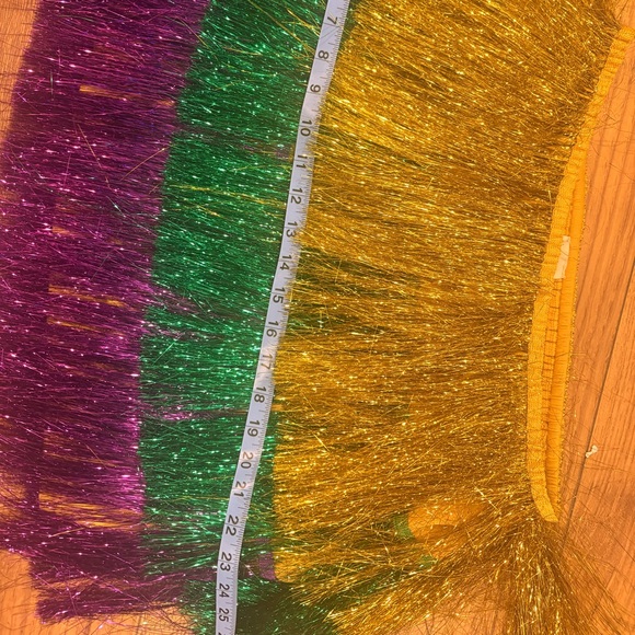 Mardi Gras 3 layered skirt - Picture 2 of 4